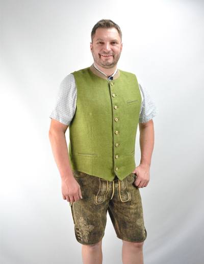 Kombination kurze Lederhose