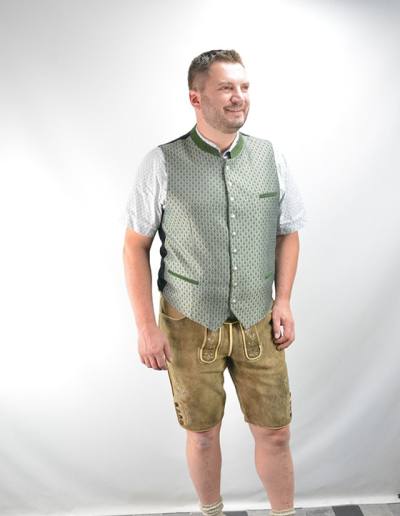 grünes festliches Gilet