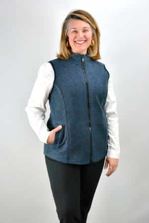 Damen Loden Gilet