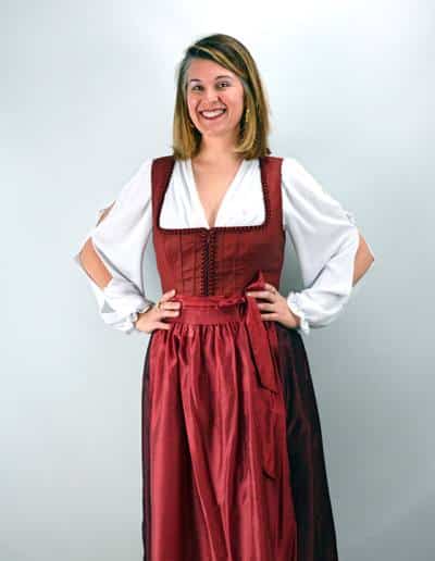 rotes Dirndl